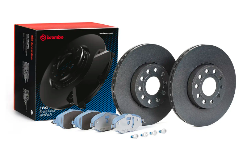 Volkswagen Golf VII Brake Kit - Left Front + Rear - Brembo OE - EV Brake Kit - `12-`21